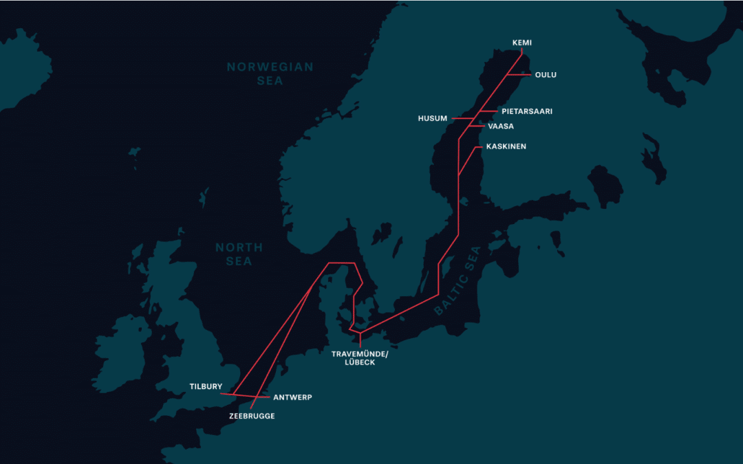 Shipping between the UK and Finland/Sweden