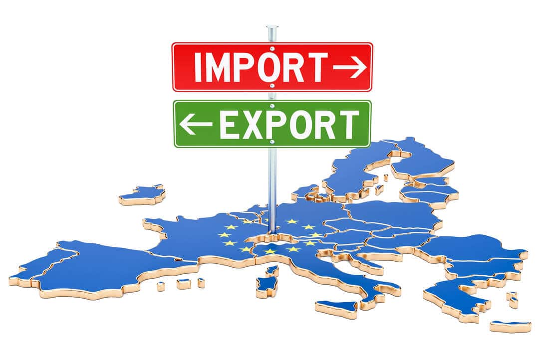 Top EU exports and Import