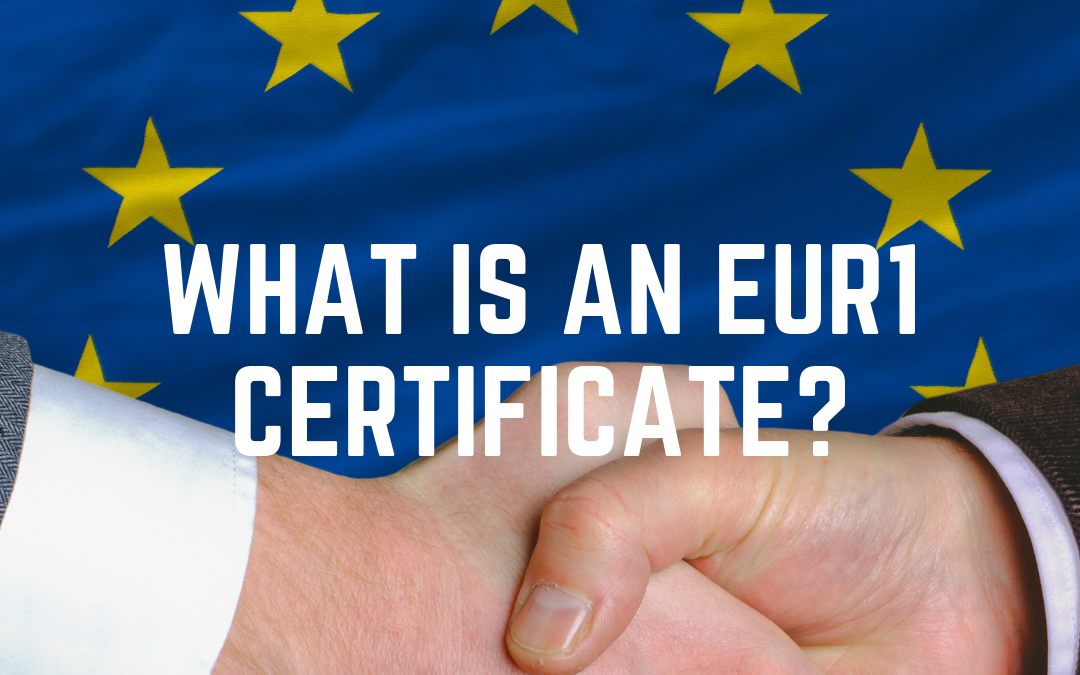 What is an EUR1 certificate?